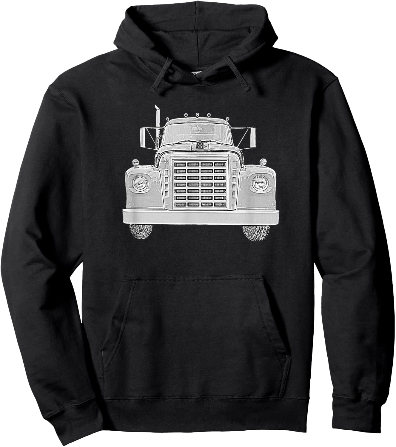 International Harvester IH Loadstar classic heavy truck Hoodie - Hoodie | Black