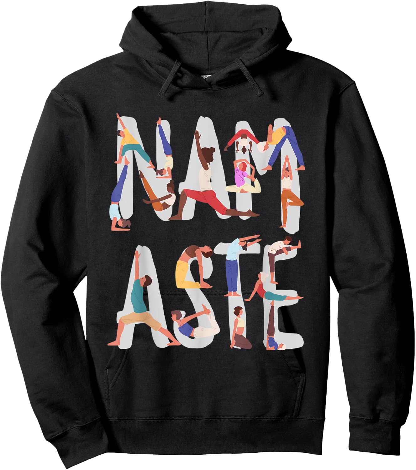 Namaste Yoga, Yogalicious tops, Namaste yoga pose Hoodie - Hoodie | Black