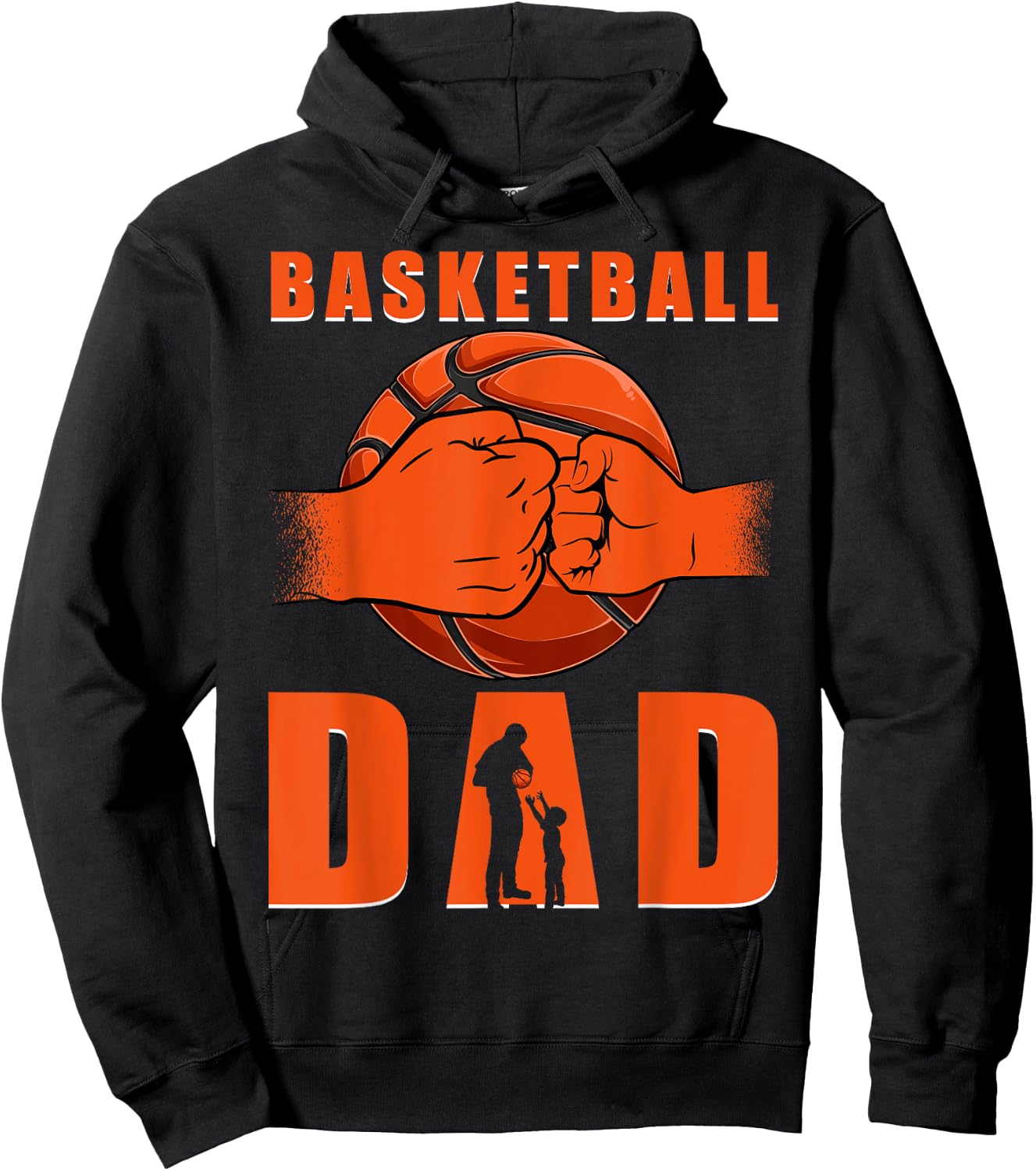 Basketball Dad Hoodie - Hoodie | Black