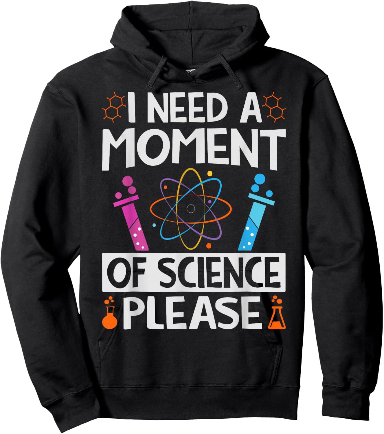 I Need A Moment Of Science Please - Funny Teacher Hoodie - Hoodie | Black
