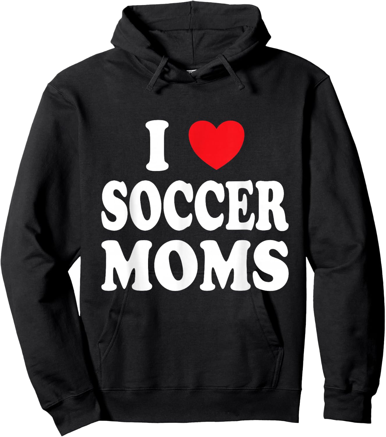 I Heart Soccer Moms Hoodie - Hoodie | Black