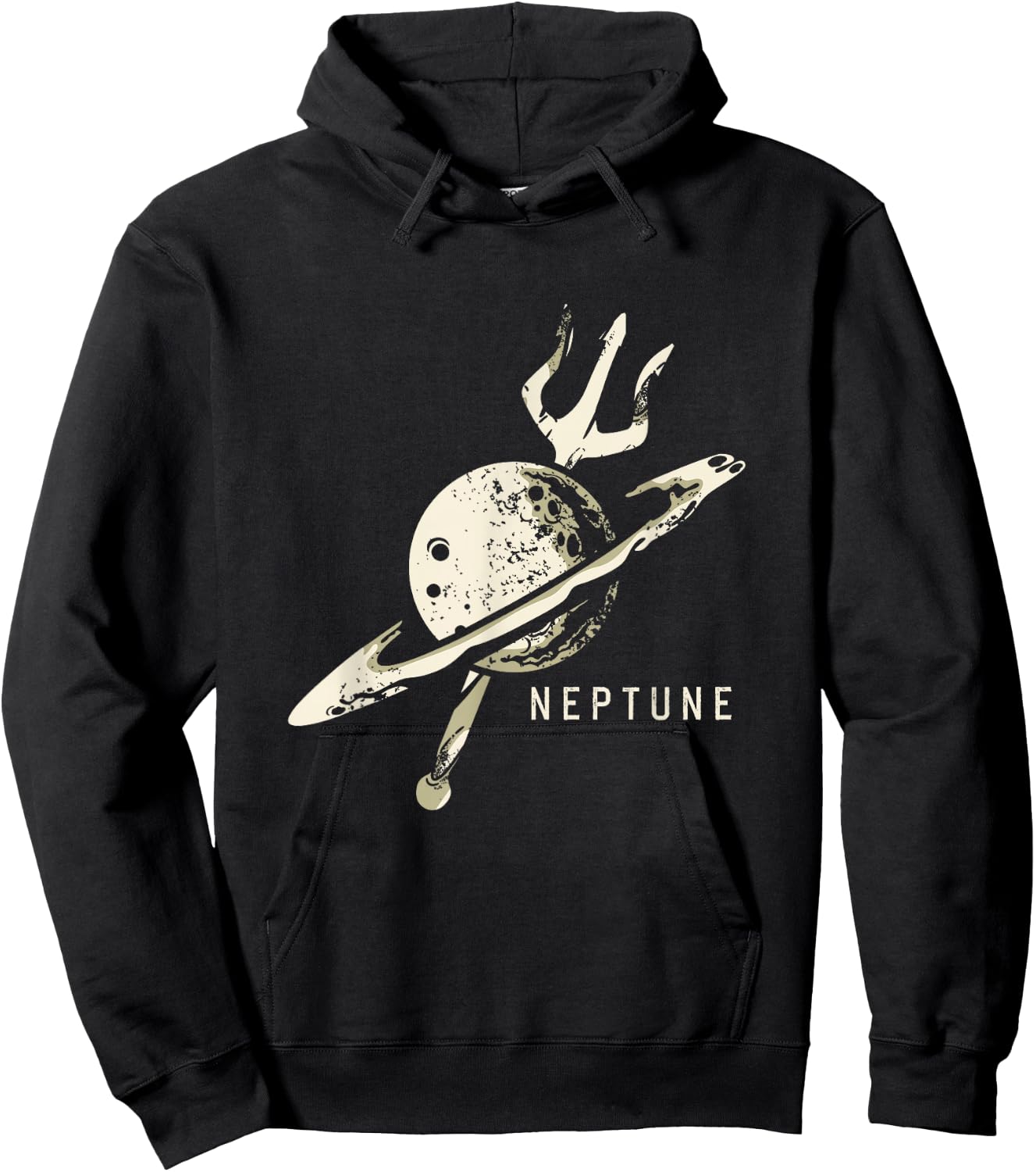King Neptune Planet Space Explorer Galaxy Astronaut Hoodie - Hoodie | Black