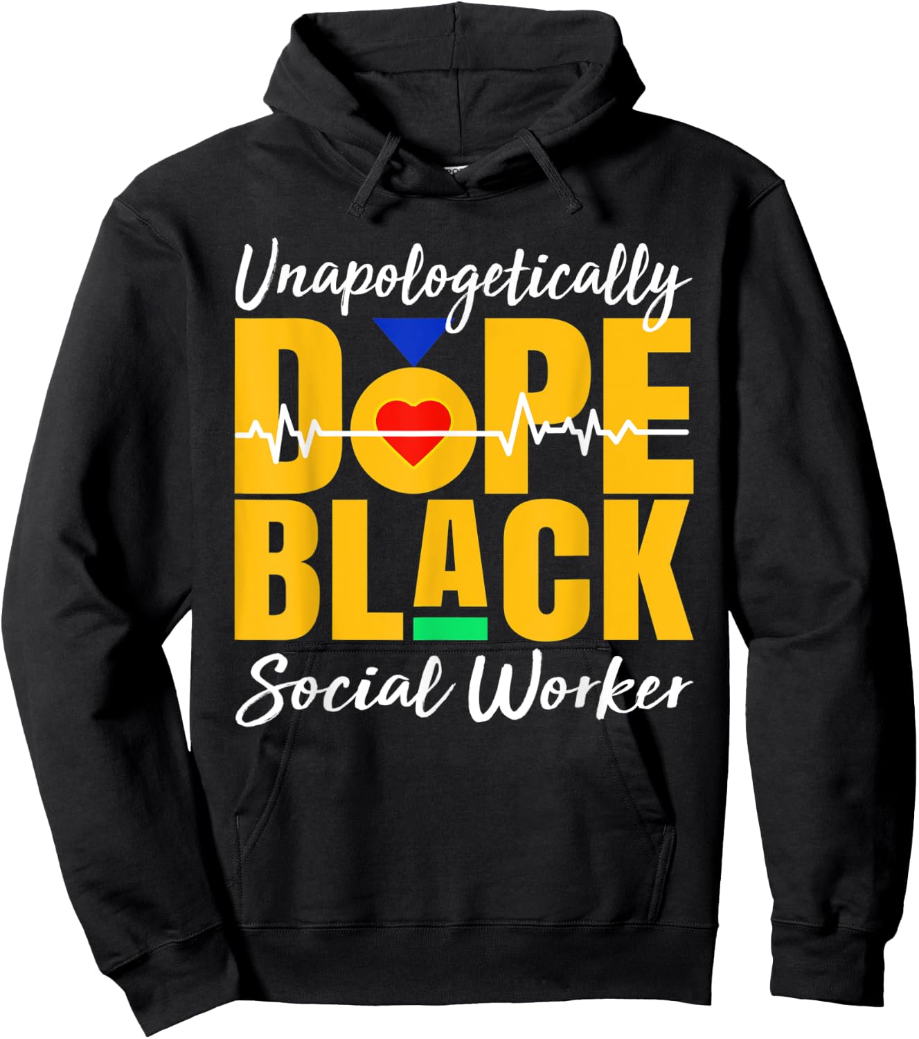 Unapologetically Dope Black Social Worker Juneteenth Hoodie - Hoodie | Black