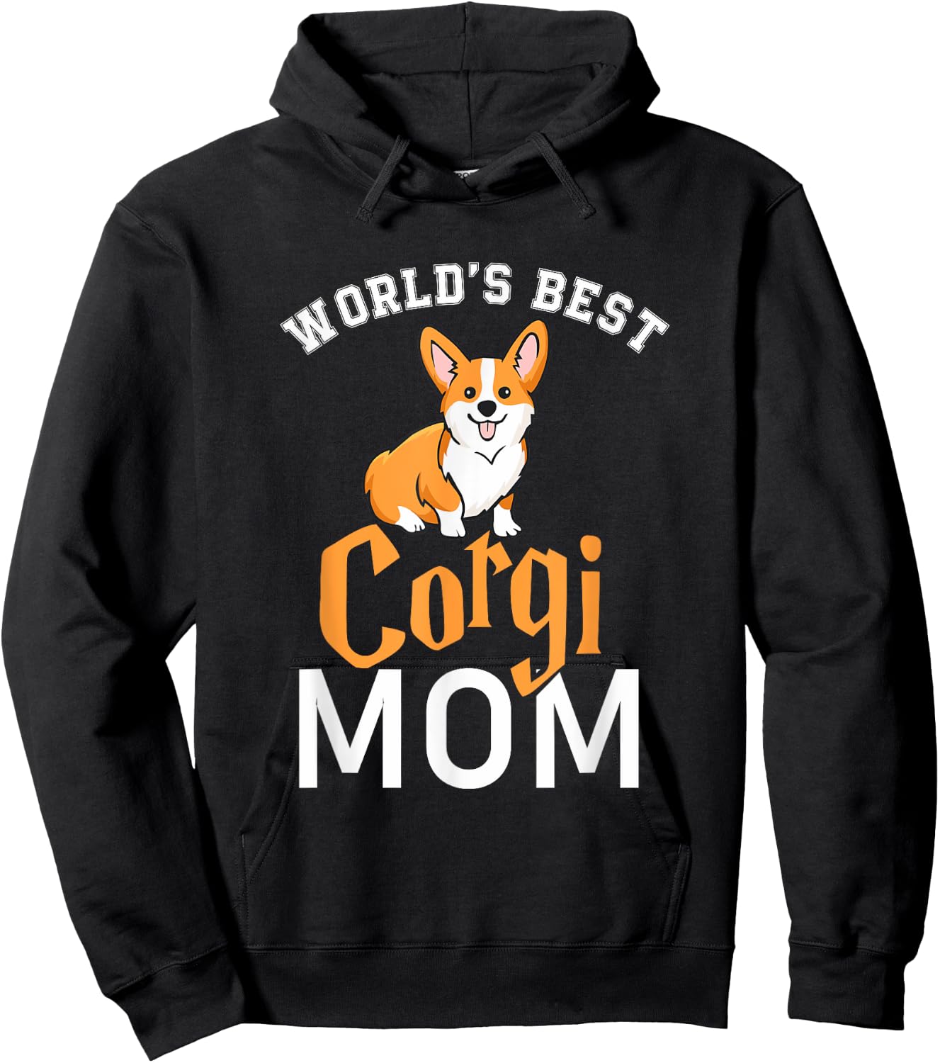 World's Best Corgi Mom Dog Gifts, Best Dog Mom Ever Men Women Girls Kids Hoodie - Hoodie | Black