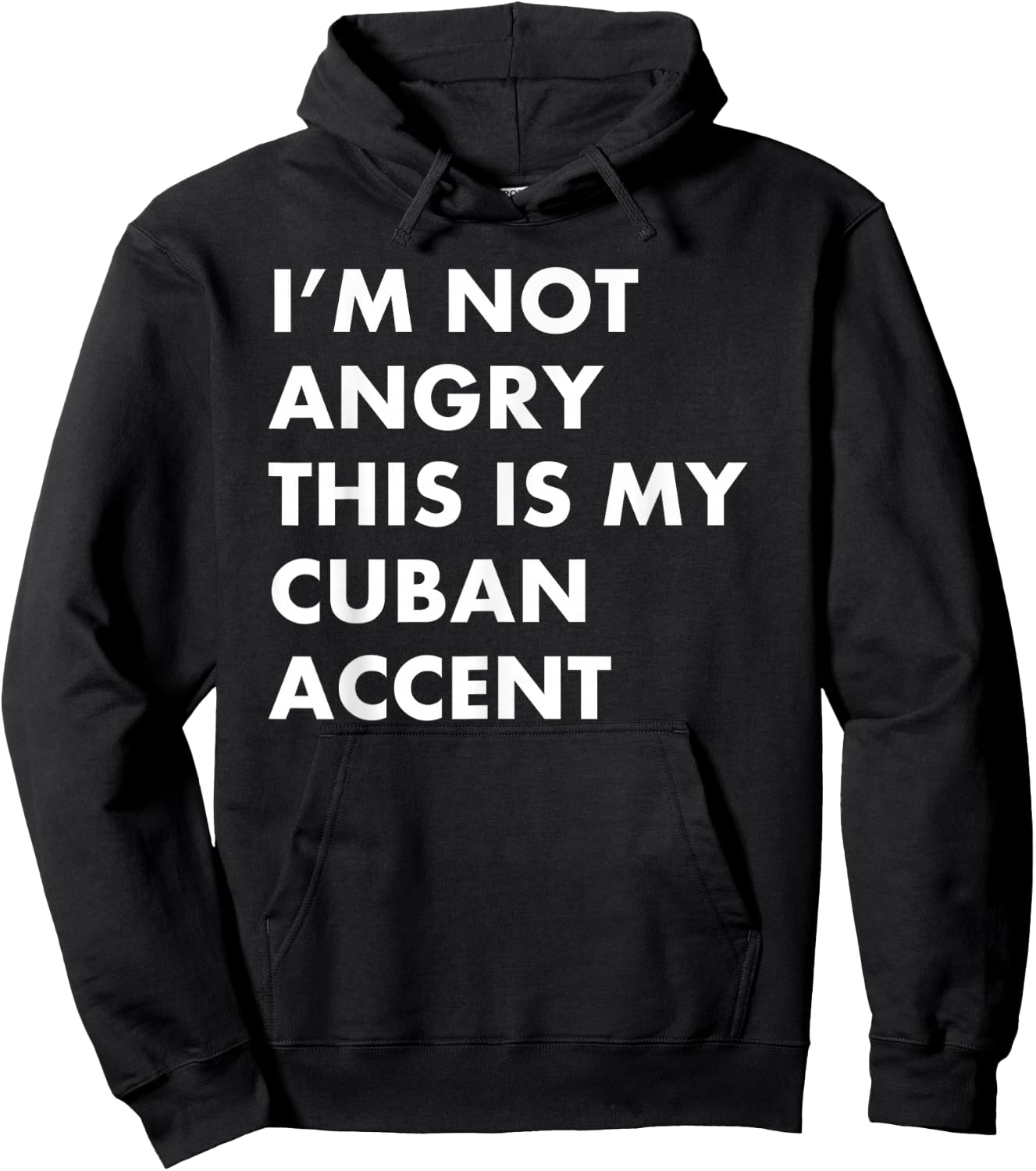 Funny Cuban Accent Cuba Saying Voice Gift Shirt Hoodie - Hoodie | Black