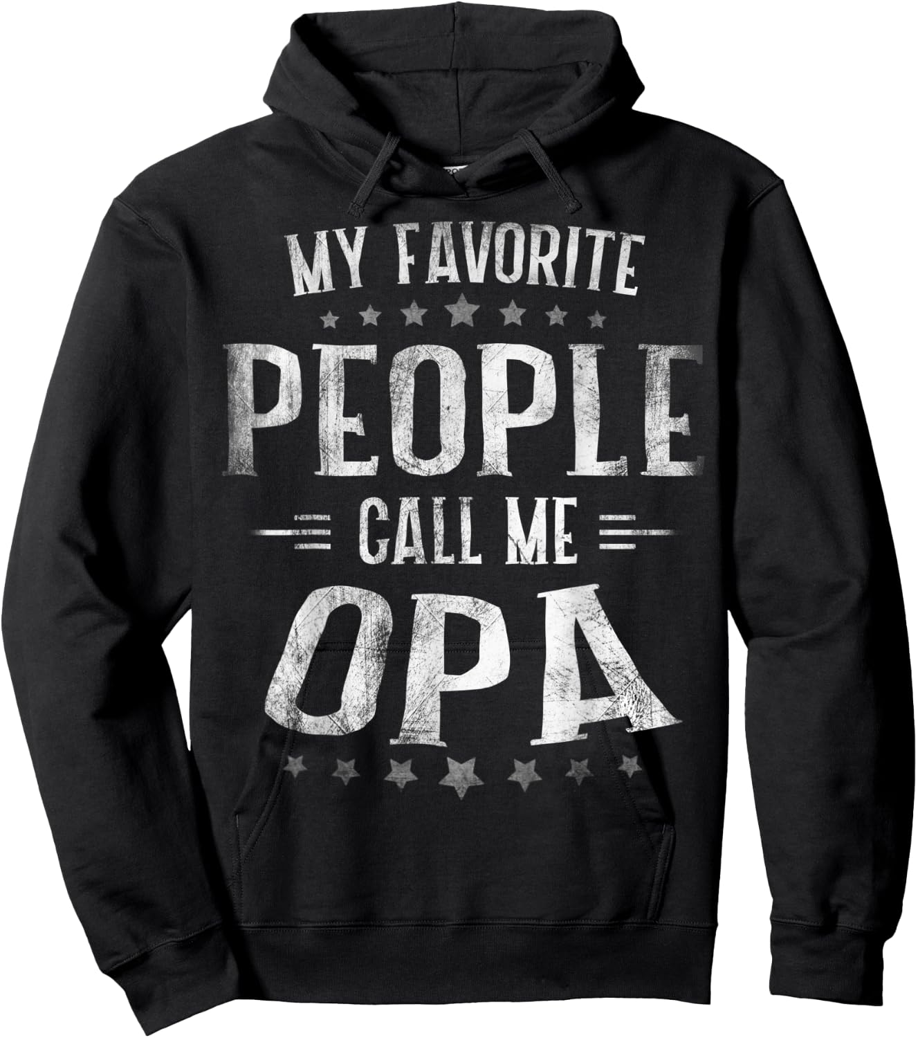 My Favorite People Call Me Opa Shirt Fathers Day Hoodie - Hoodie | Black