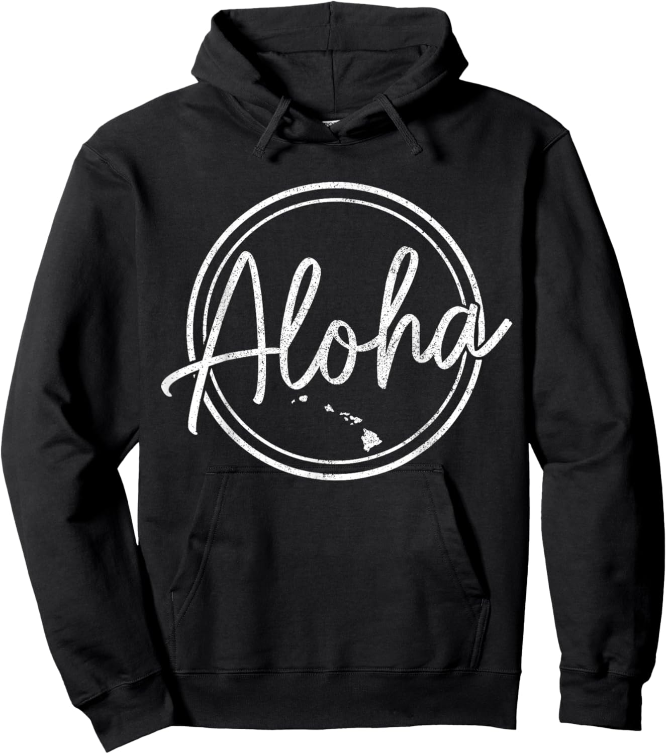 Hawaii Aloha Hawaiian Islands Surfer Souvenir Hoodie - Hoodie | Black