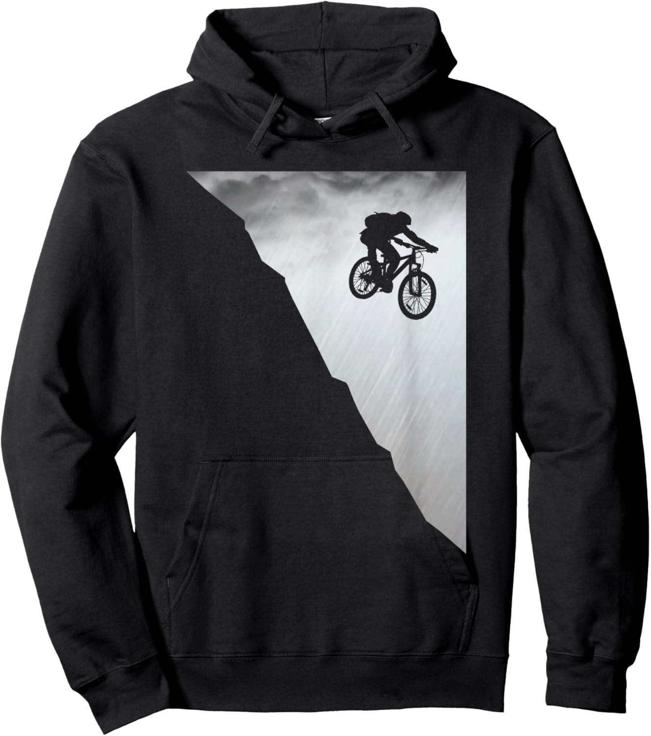 Mountain Bike Downhill Vintage MTB Downhill Bicycle Gift Hoodie - Hoodie | Black