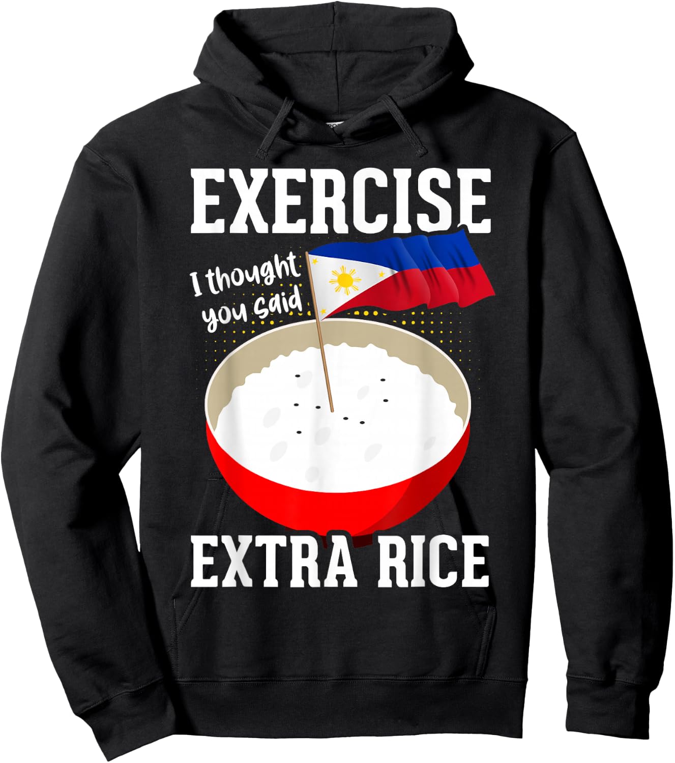 Filipino Flag Pinoy Filipino Funny Philippines Hoodie - Hoodie | Black
