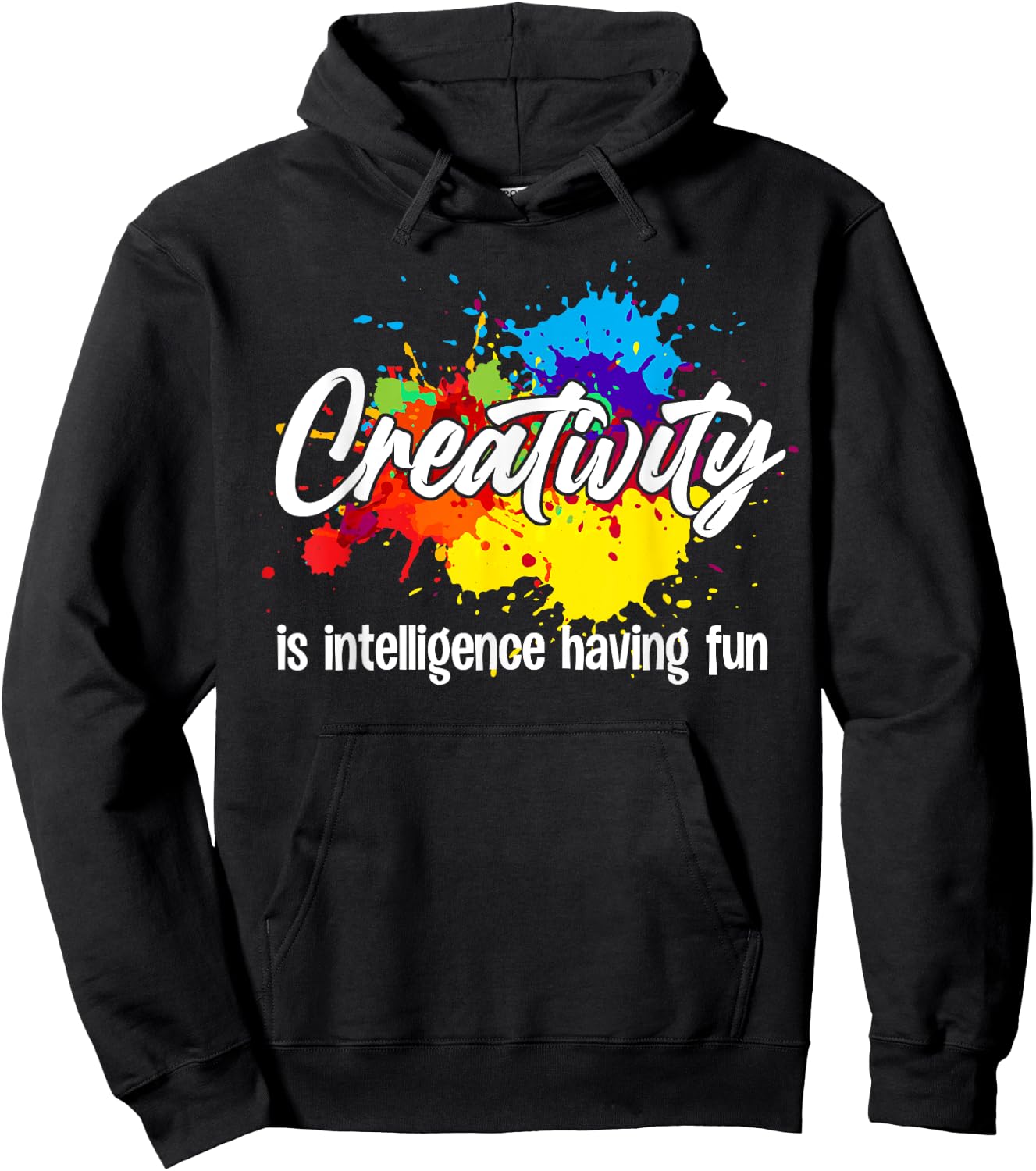 Cute Creativity Art Women Creative Drawing Teacher Hoodie - Hoodie | Black