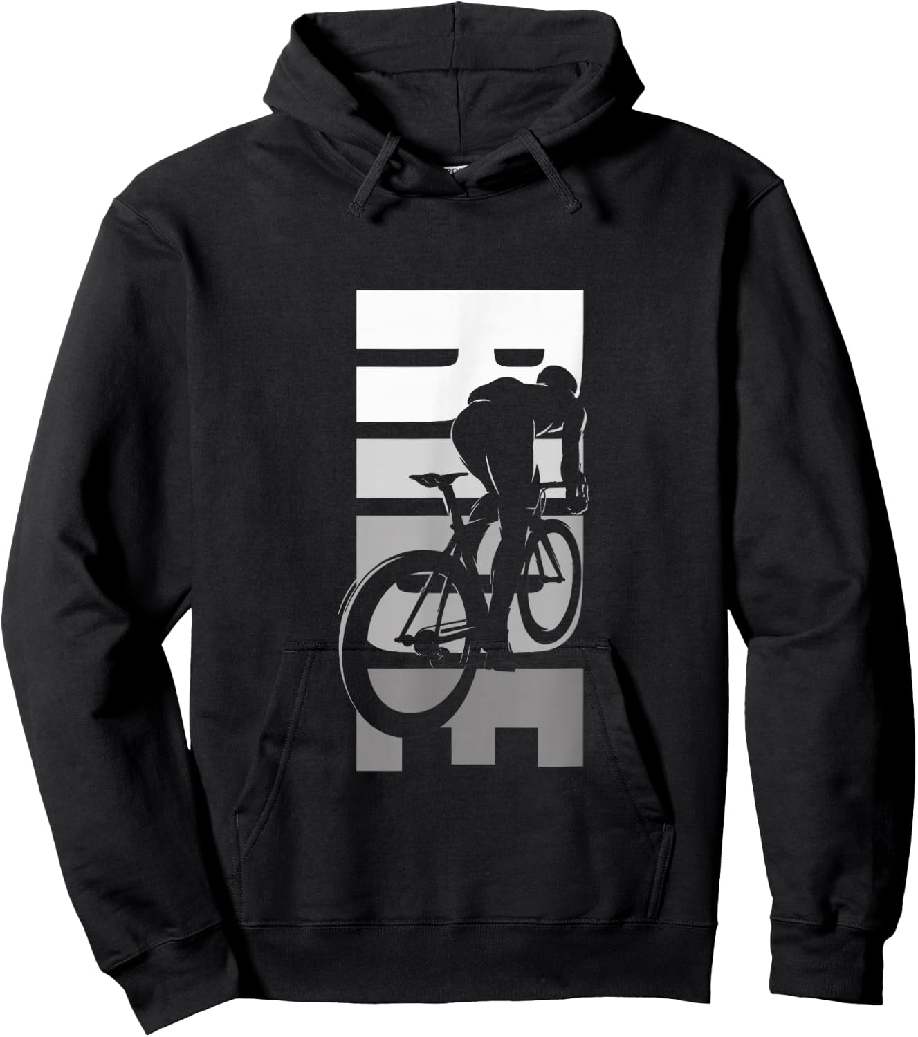 Road Biking Bicycle Cycling Hoodie - Hoodie | Black