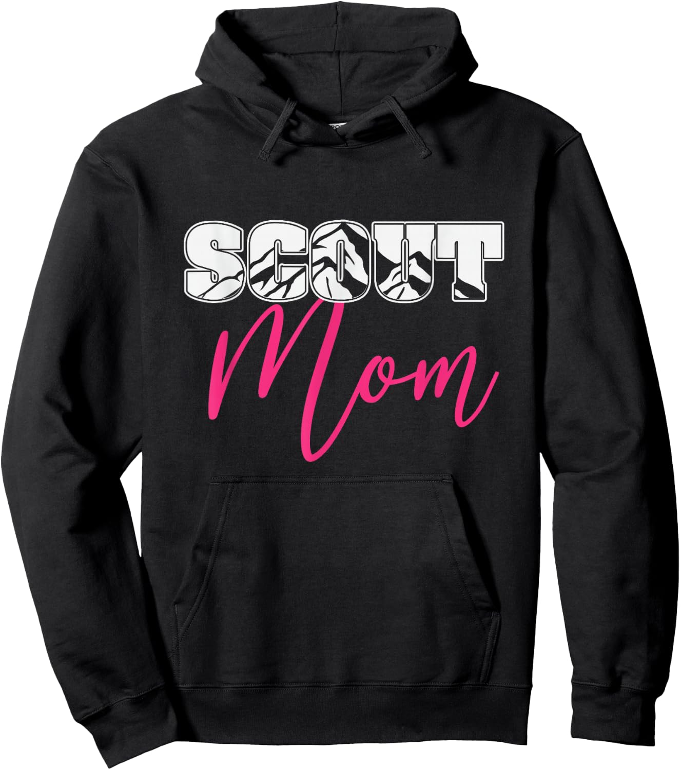 Scout Mom Mother's Day Scouting Supporter Hoodie - Hoodie | Black