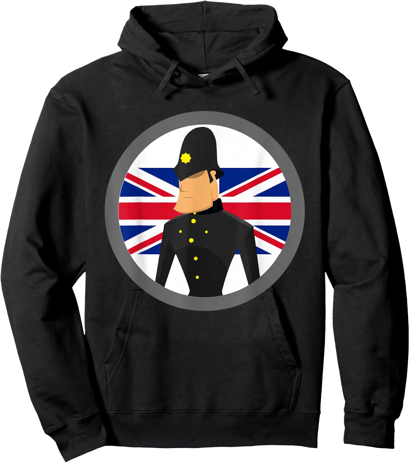 British Bobby Policeman UK English Police Officer Hoodie - Hoodie | Black