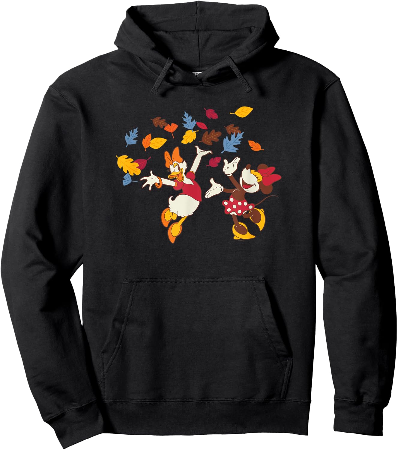 Disney Minnie Mouse and Daisy Duck Thanksgiving Fun Hoodie - Hoodie | Black