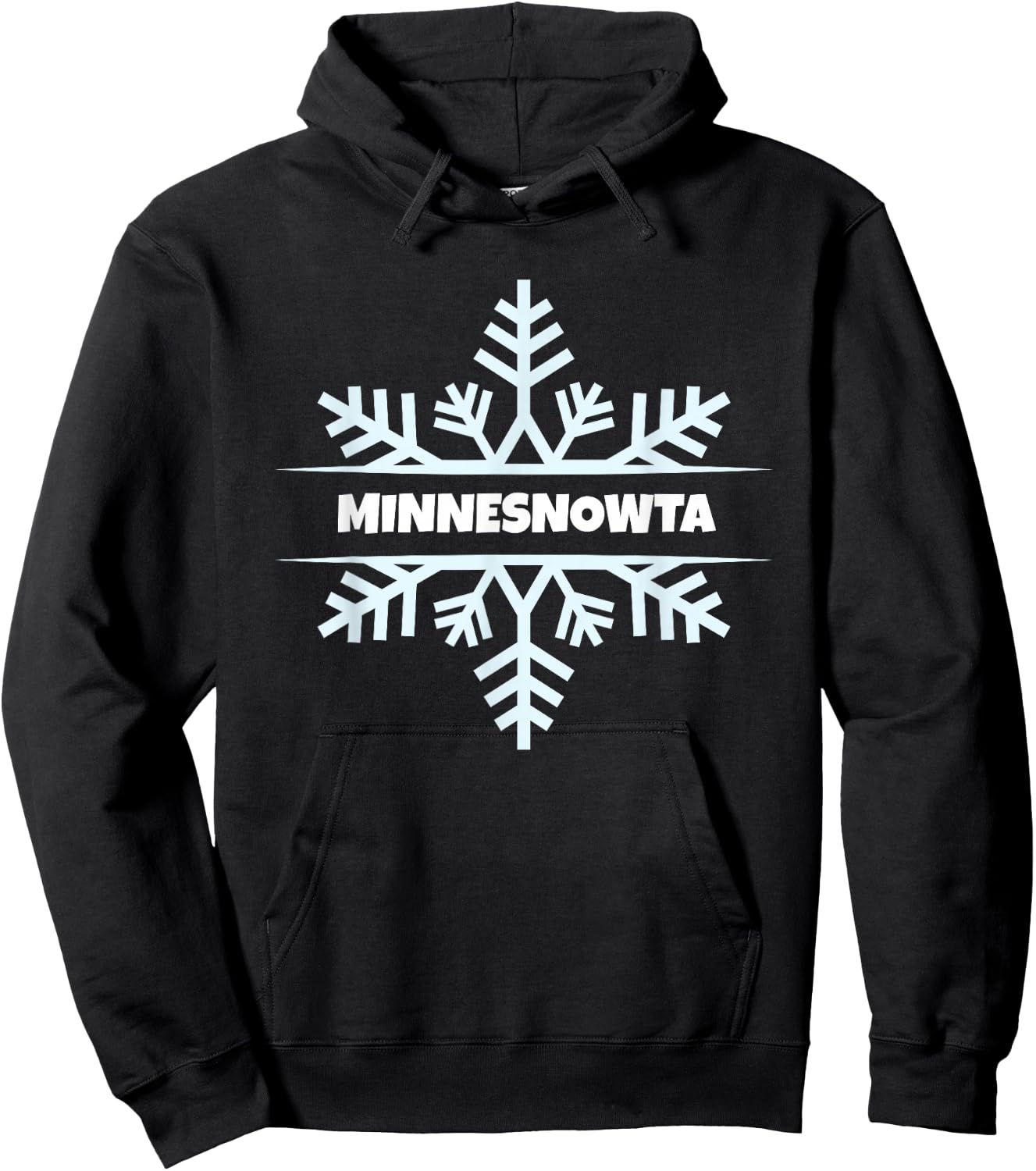 MinneSNOWta - Minnesota Winter Hoodie - Hoodie | Black