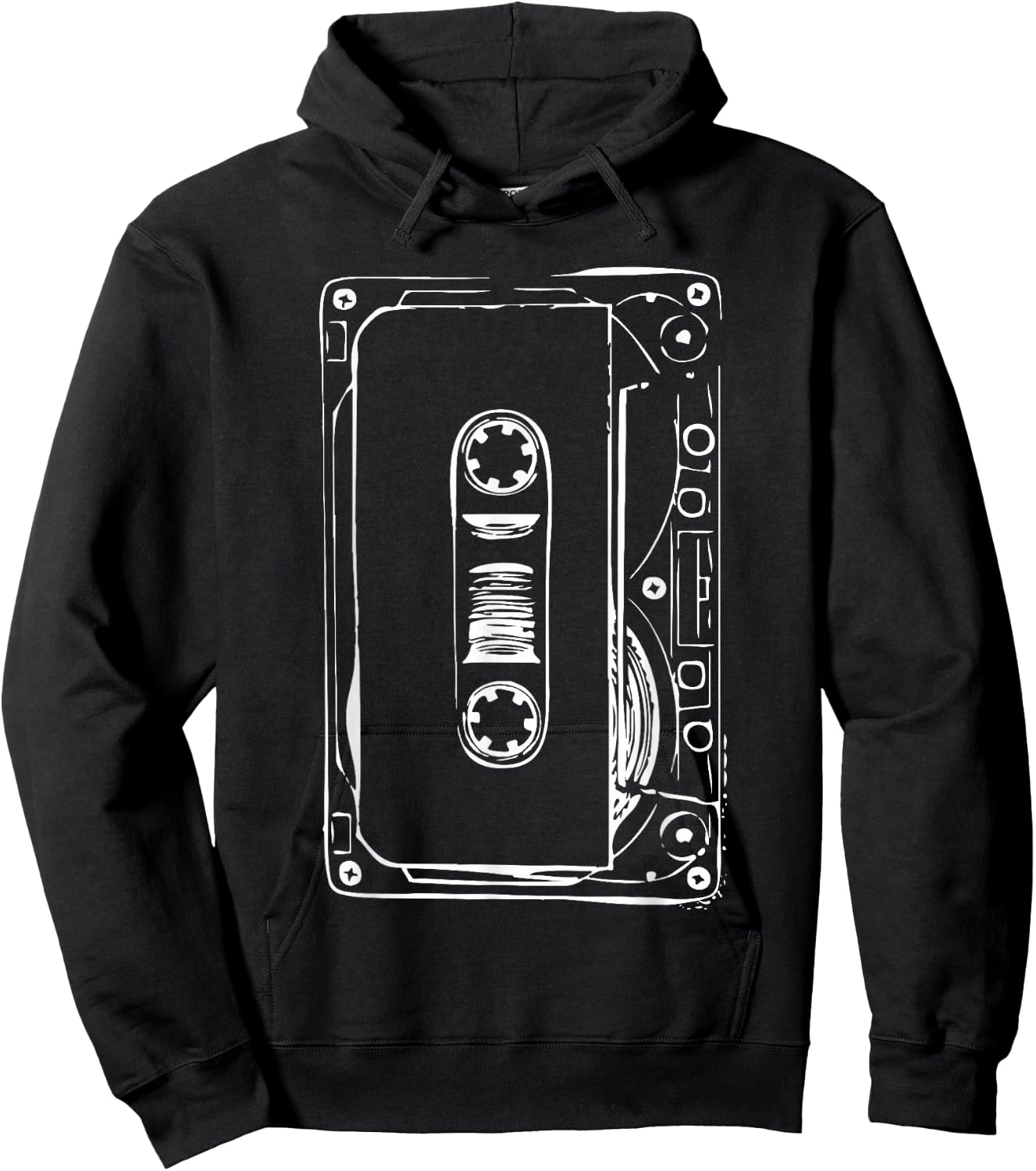 Love Retro Mixtape 80's Blank Cassette Tape Gift Hoodie - Hoodie | Black