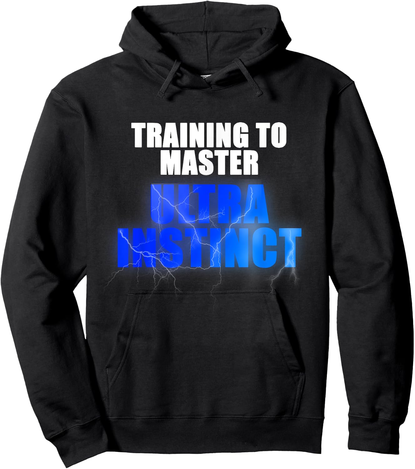 Ultra Instinct Training Gym Workout Anime Manga Shirt Hoodie - Hoodie | Black