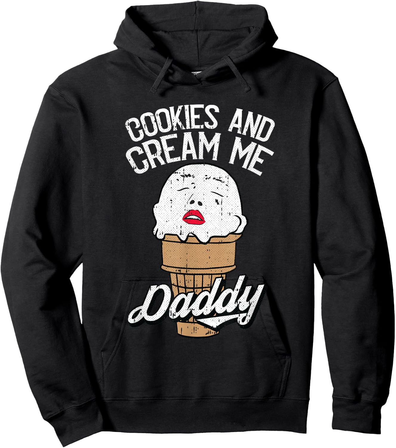 Cookies And Cream Me Daddy Lazy Halloween Costume Humor Hoodie - Hoodie | Black