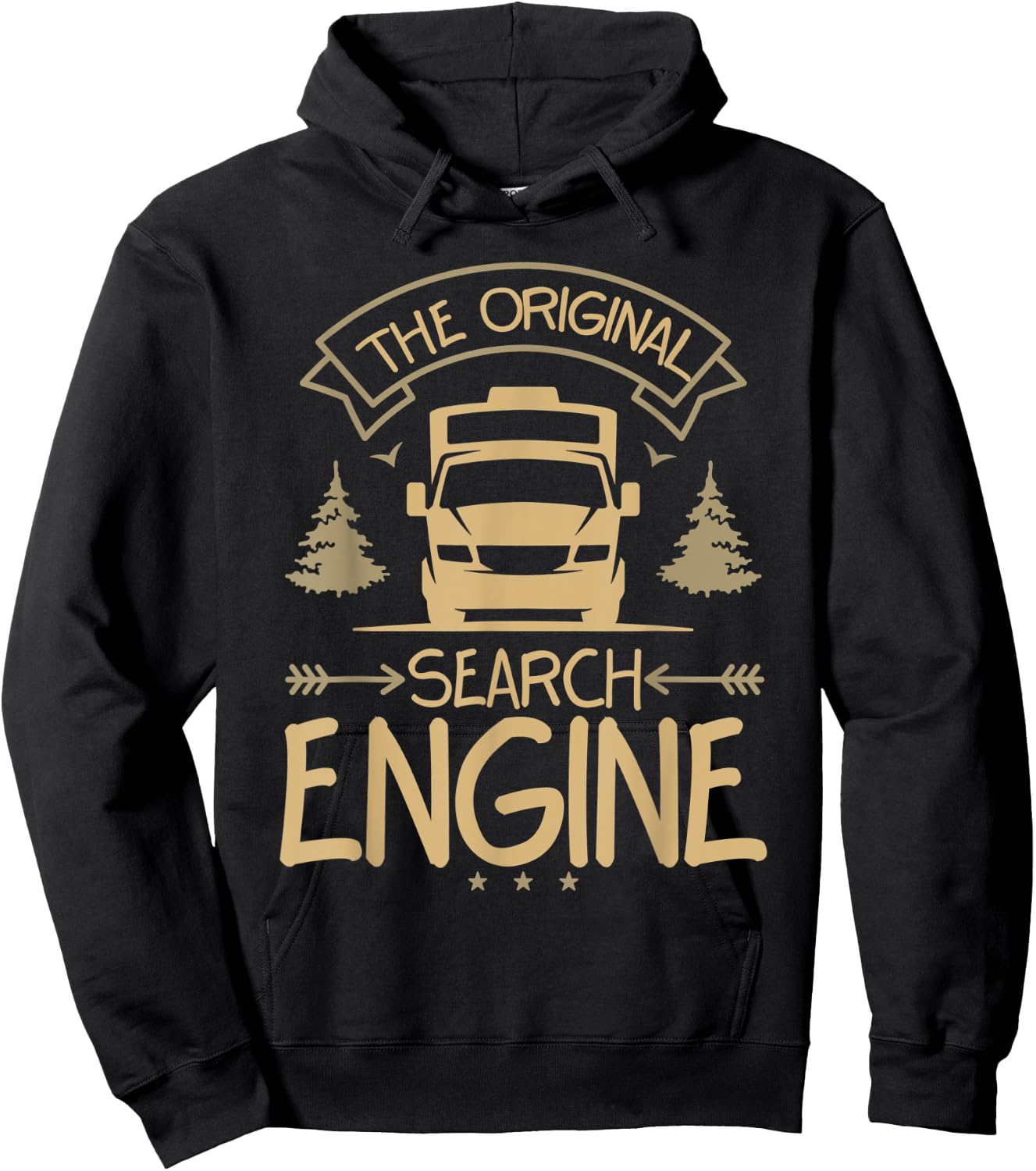 Funny Original Search Engine Vans Van Living Enthusiasts Hoodie - Hoodie | Black