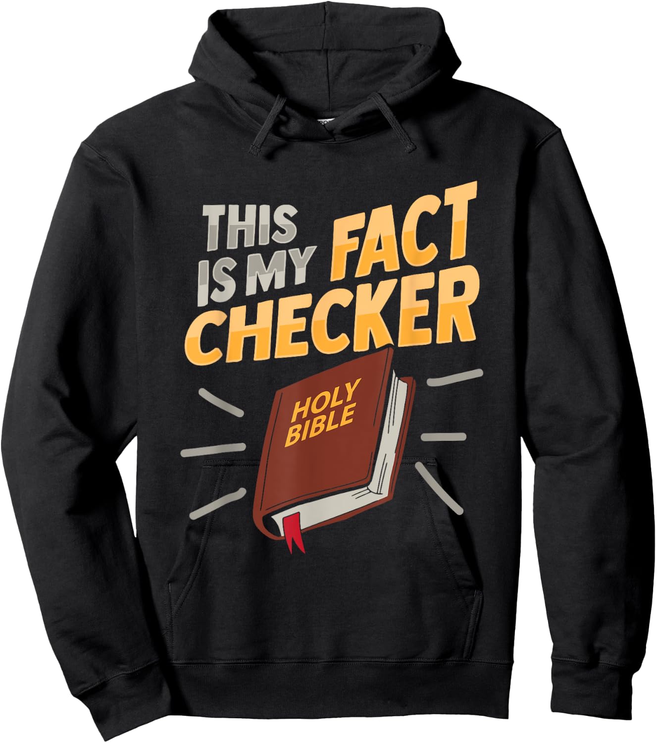 Bible Fact Checker Design for a Bible Student Hoodie - Hoodie | Black
