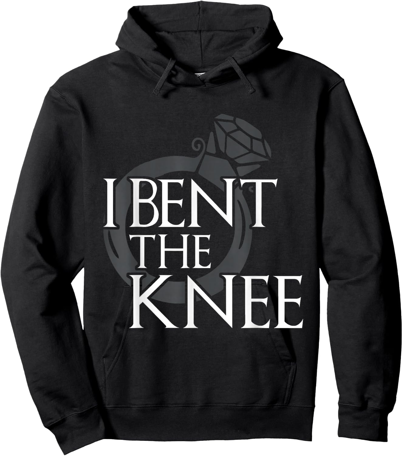 I Bent The Knee Groom To Be Bachelor Engagement Party Gift Hoodie - Hoodie | Black