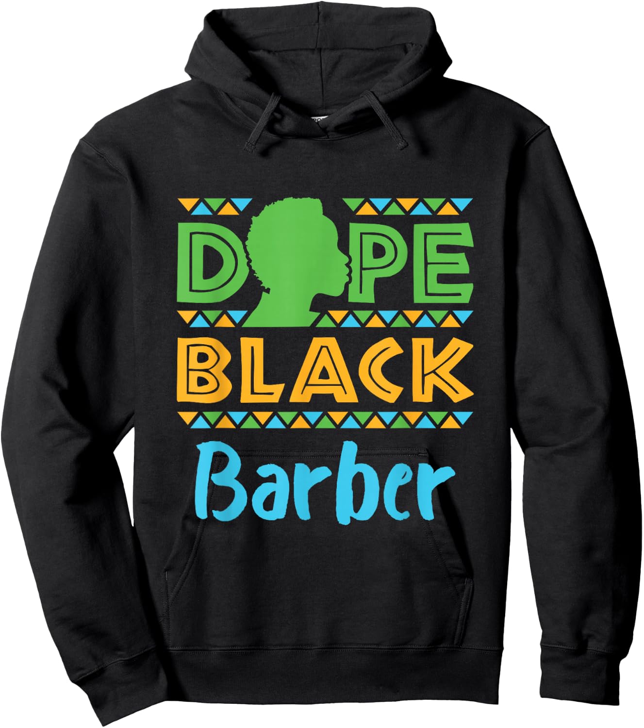 Dope Black Barber African American Hoodie - Hoodie | Black