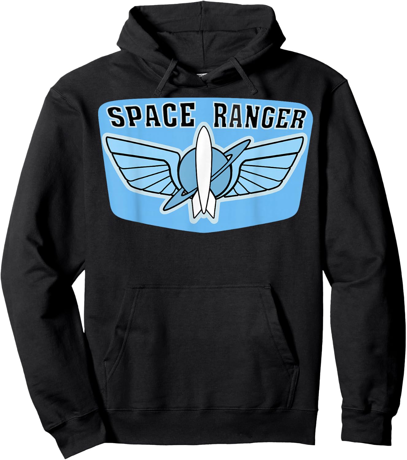 Disney Pixar Toy Story Space Ranger Badge Hoodie - Hoodie | Black