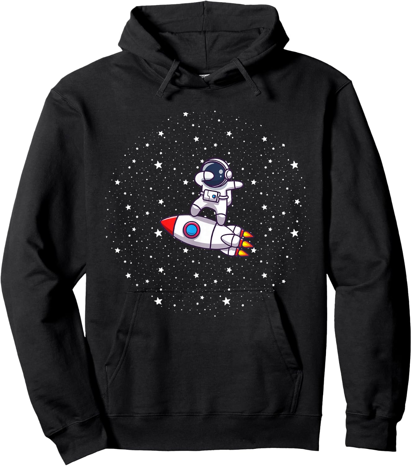 Ride Rocket Ship to the moon Hoodie - Hoodie | Black