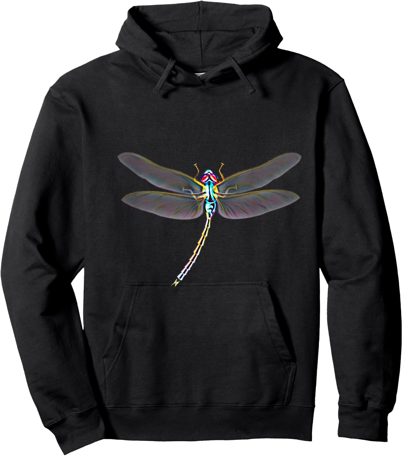 Dragonfly Insect Motif colorful Insects Wings Dragonflies Hoodie - Hoodie | Black