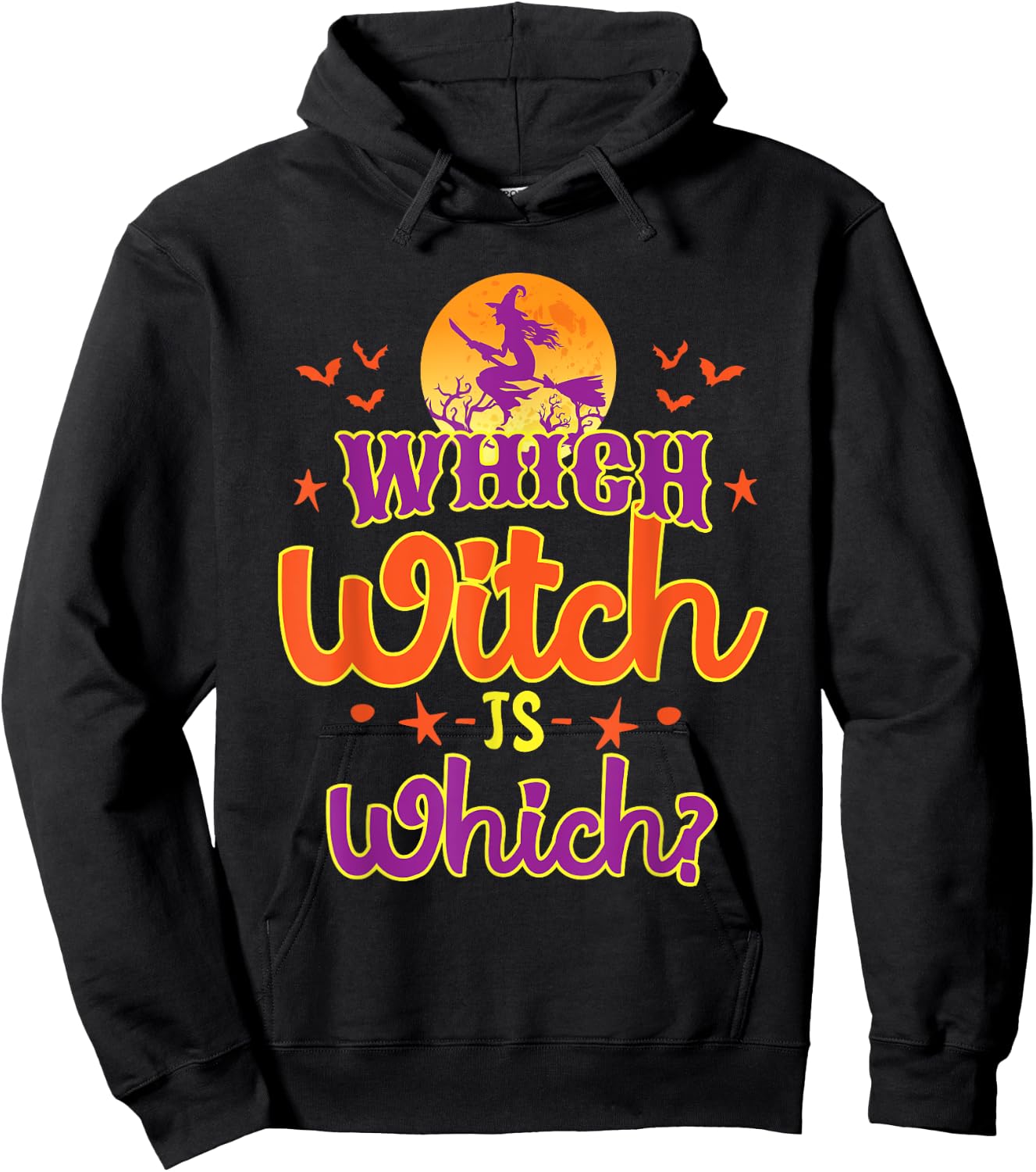 Which Witch is Which Halloween English Teacher Hoodie - Hoodie | Black