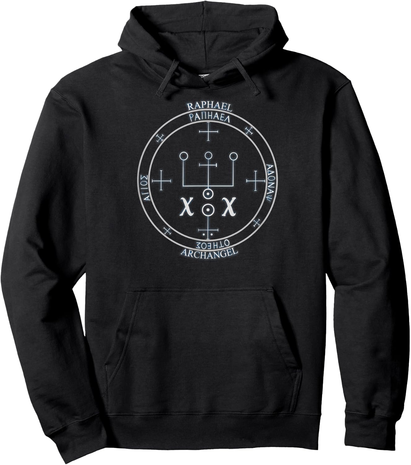 ARCHANGEL RAPHAEL sigil seal by Mortal Designs Hoodie - Hoodie | Black