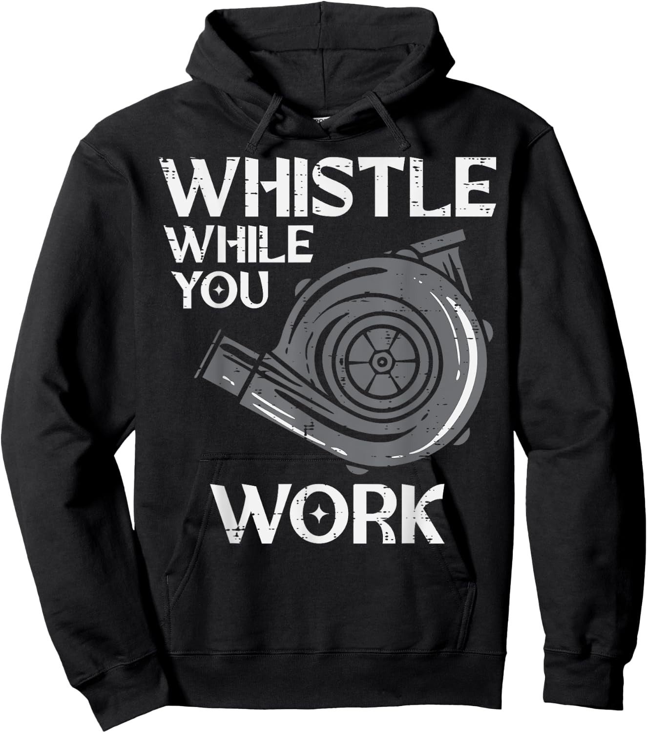 Whistle While You Work Car Engine Auto Garage Mechanic Men Hoodie - Hoodie | Black