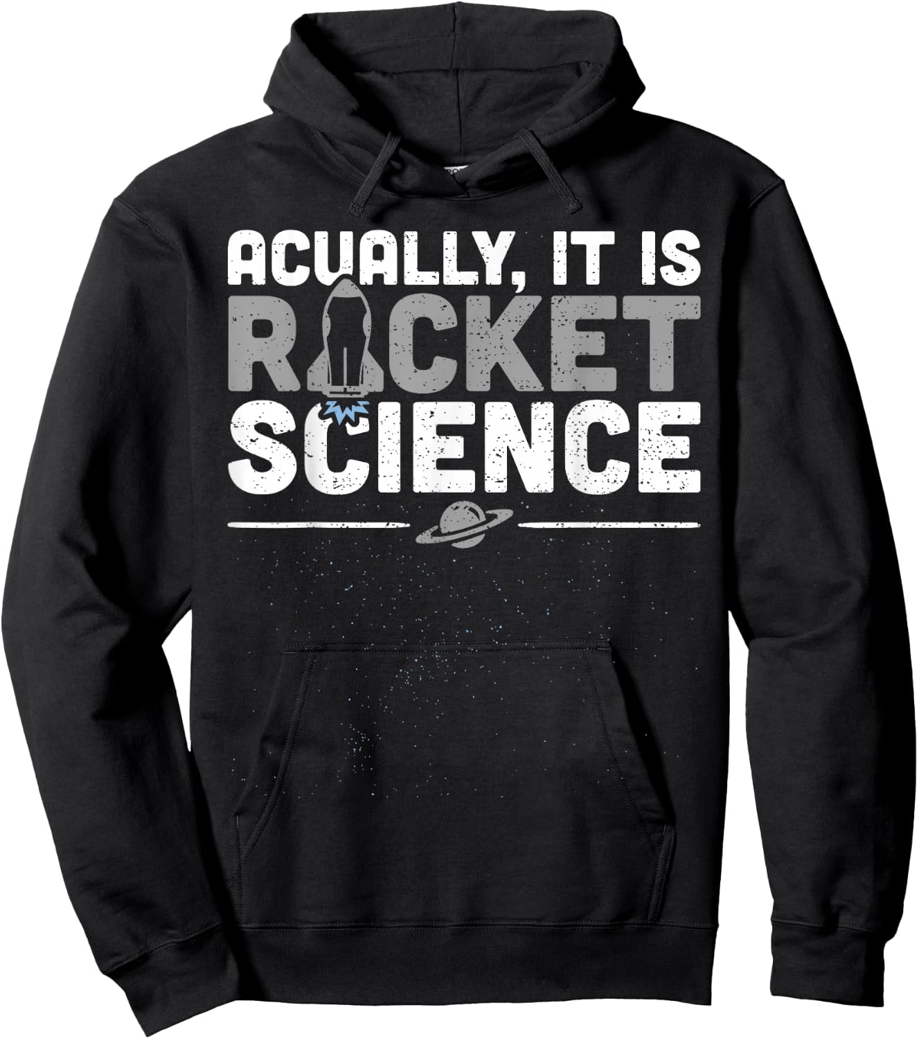 Actually It's Rocket Science Hoodie - Hoodie | Black
