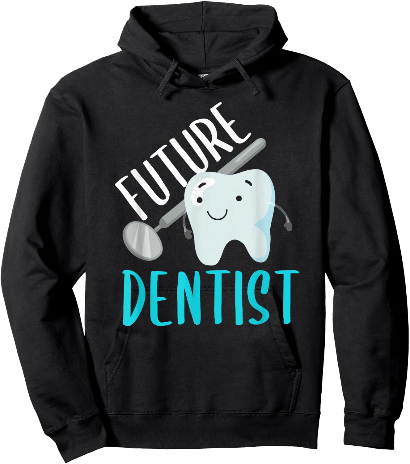 Future Dentist Shirt Funny Becoming a Dentist Tooth Gift Hoodie - Hoodie | Black