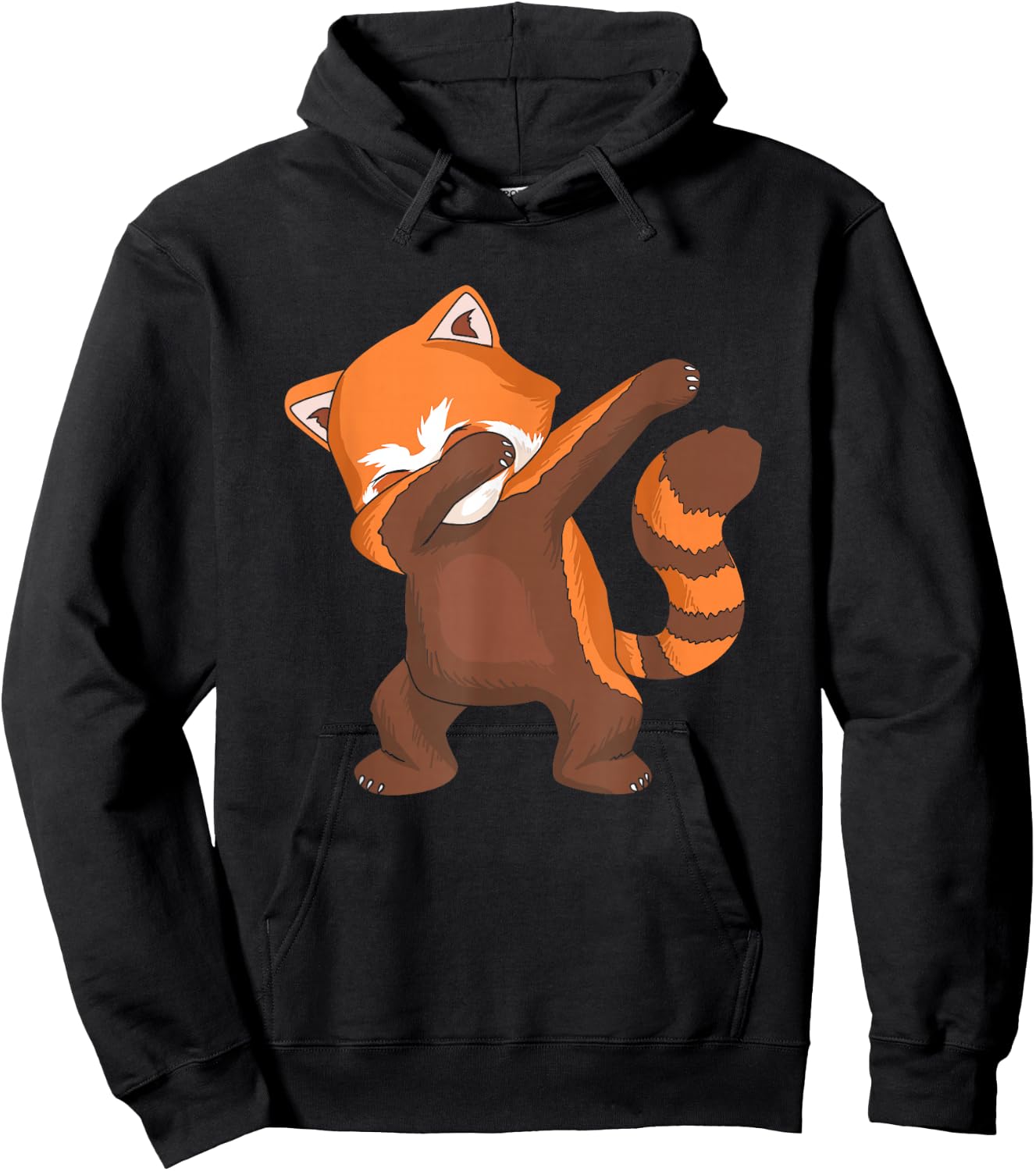 Red Panda Dabbing Dab for Live I Panda Lovers Hoodie - Hoodie | Black