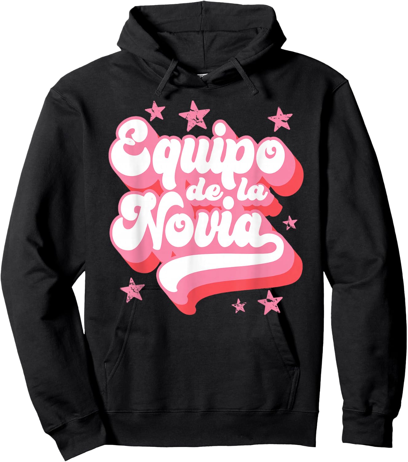 Equipo de la Novia, Spanish, Bachelorette Party, Team Bride Hoodie - Hoodie | Black