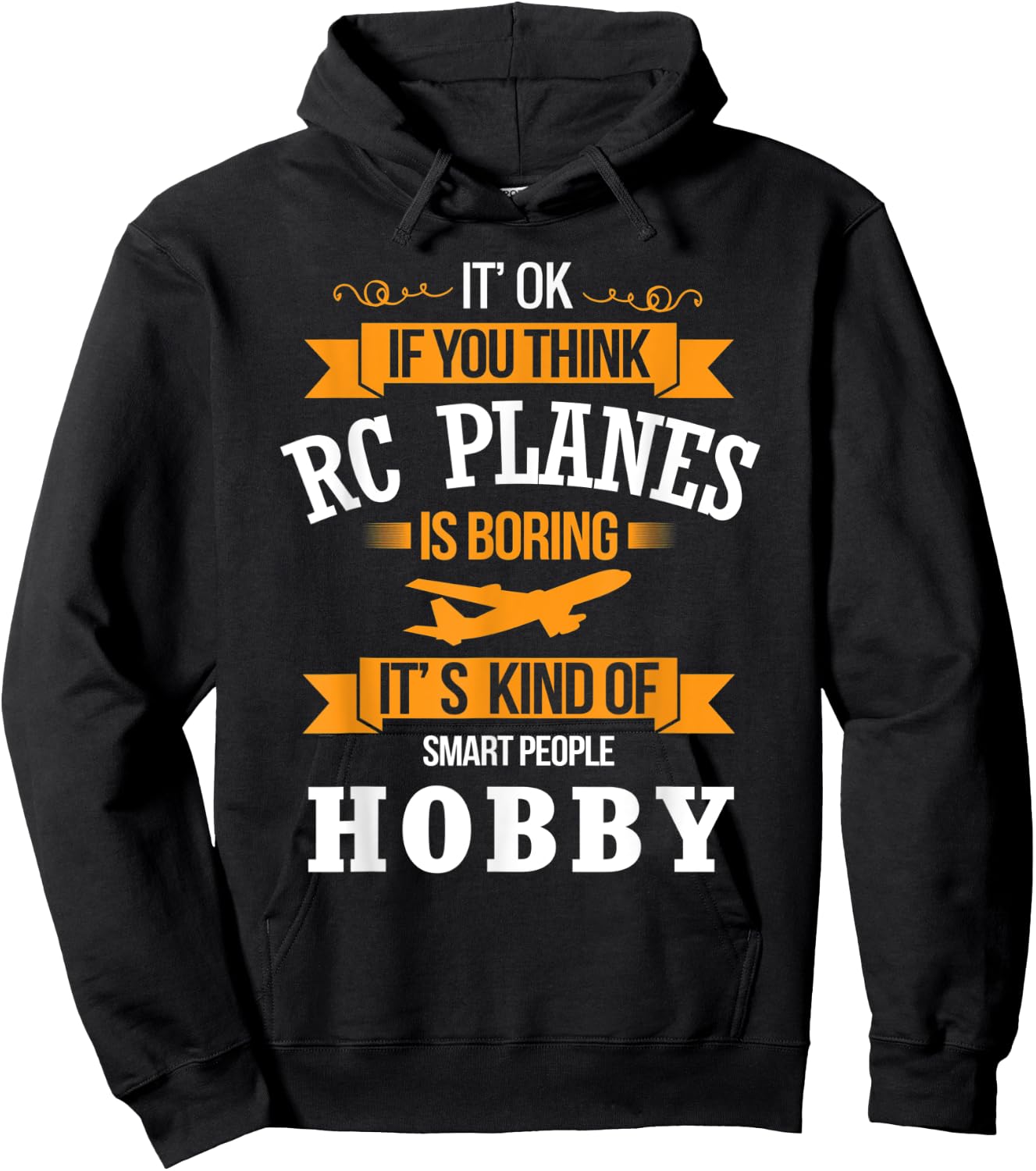 RC Planes Shirt Funny RC Plane Pilot Gift Test Racing Hoodie - Hoodie | Black