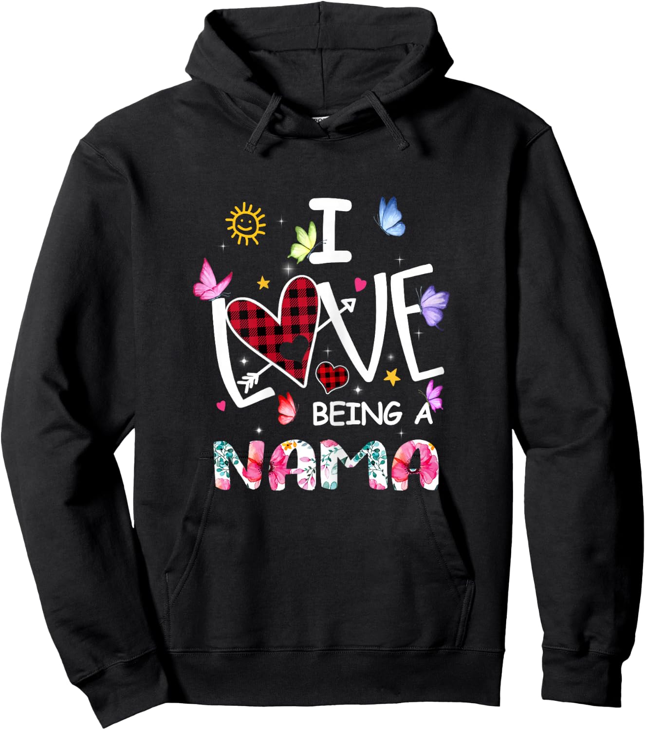 Women Love Being a Nama Hoodie - Hoodie | Black