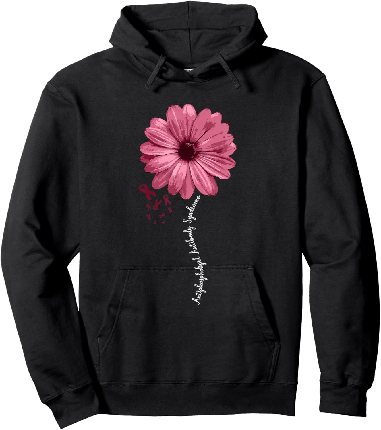 Antiphospholipid Antibody Syndrome Awareness Warrior Support Hoodie - Hoodie | Black