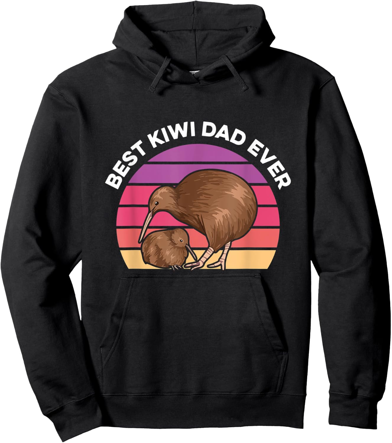 Best kiwi Dad ever Design for a Kiwi Dad Hoodie - Hoodie | Black
