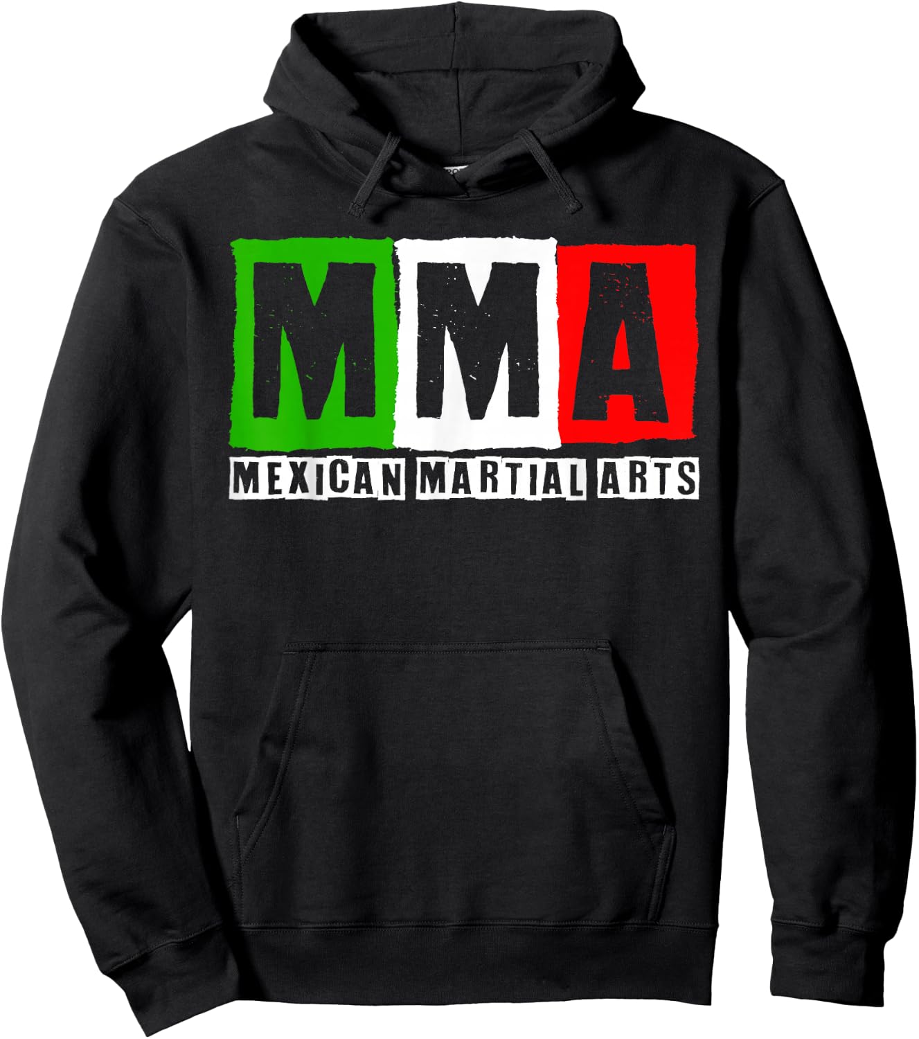 Mexican Martial Arts Combat Mexico Fighter Themed Hoodie - Hoodie | Black