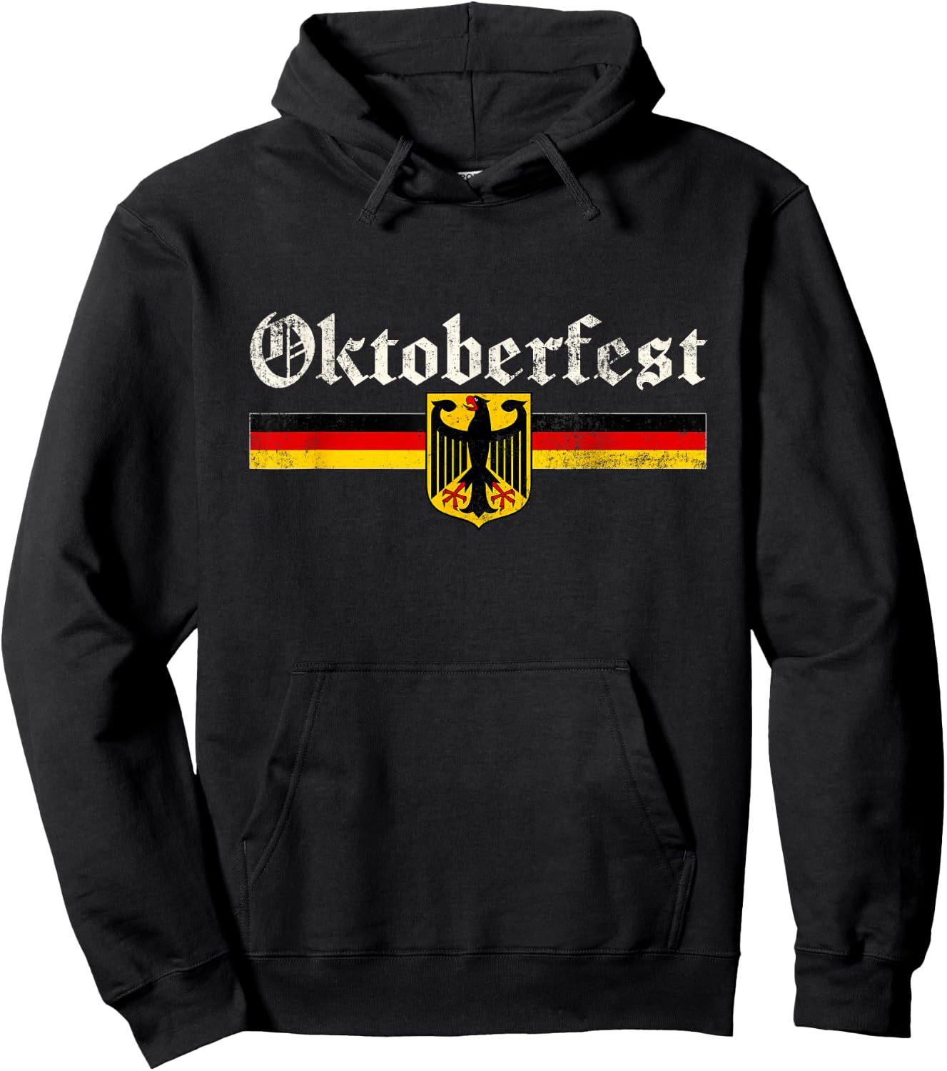 Vintage Oktoberfest Octoberfest German Drinking Festival Hoodie - Hoodie | Black