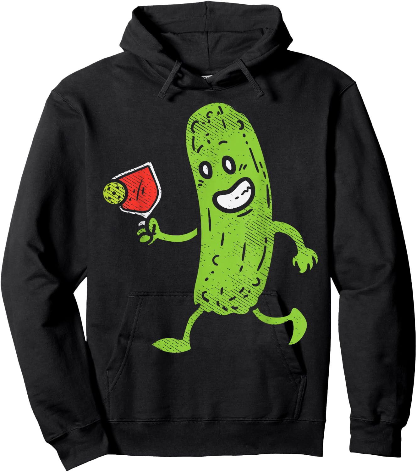Pickle Drinking Pickleball Cocktail Funny Men Women Gift Hoodie - Hoodie | Black