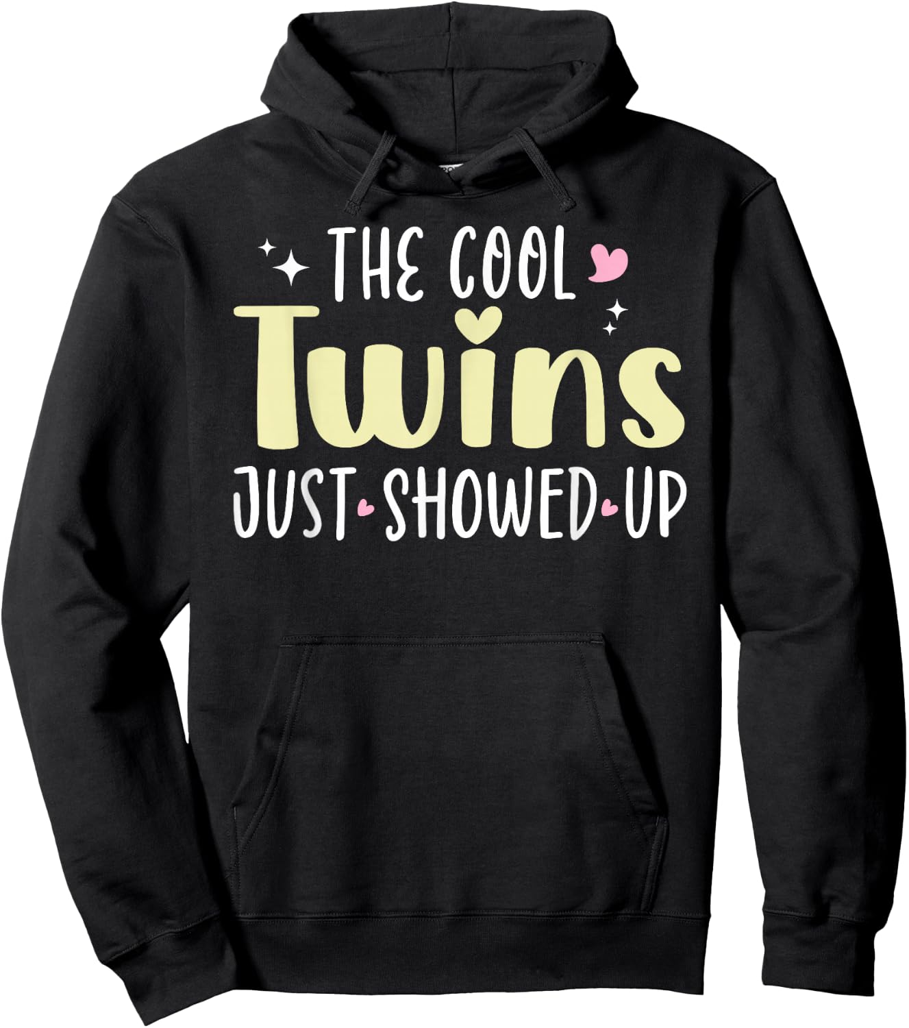 Cool Twins Just Showed Up Twin Day Matching Spirit Week Hoodie - Hoodie | Black
