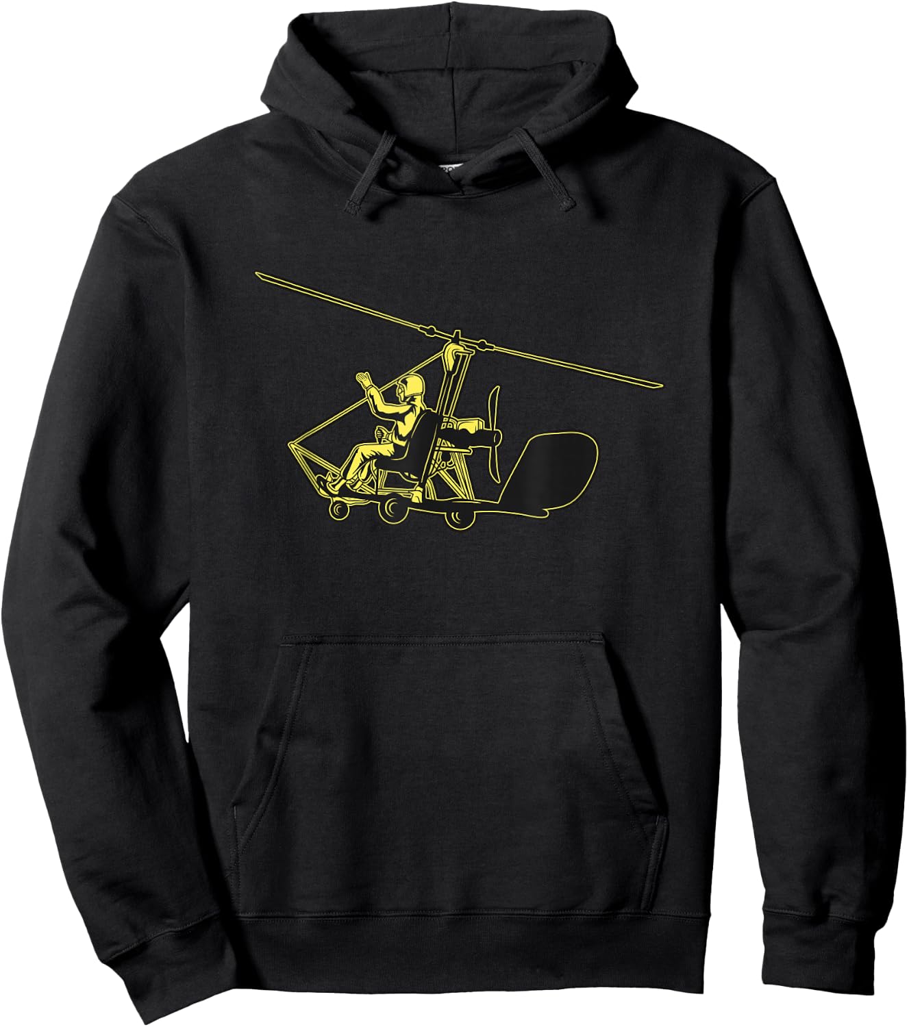 Gyrocopter gyrocopter gyrocopter Hoodie - Hoodie | Black