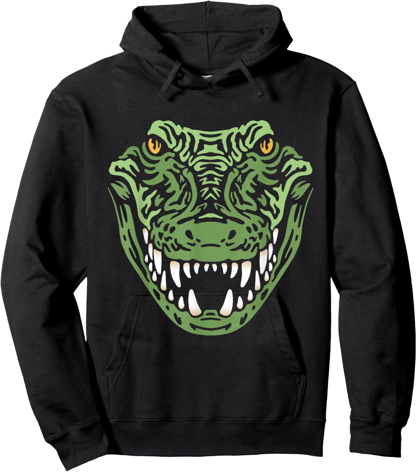 Crocodile Alligator Face Crocodiles Gator Hoodie - Hoodie | Black