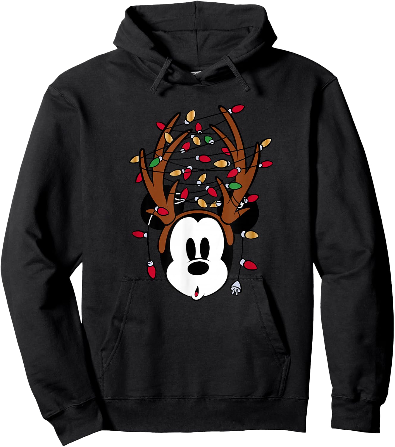 Disney Mickey Mouse Tangled Holiday Hoodie - Hoodie | Black