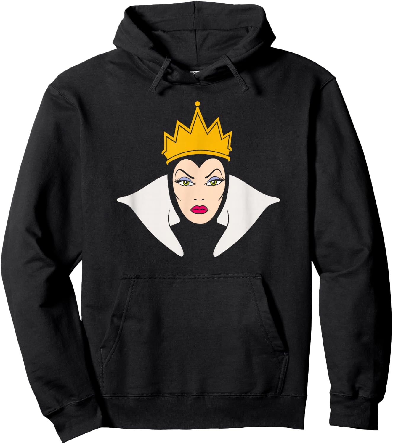 Disney Villains The Evil Queen Big Face Hoodie - Hoodie | Black