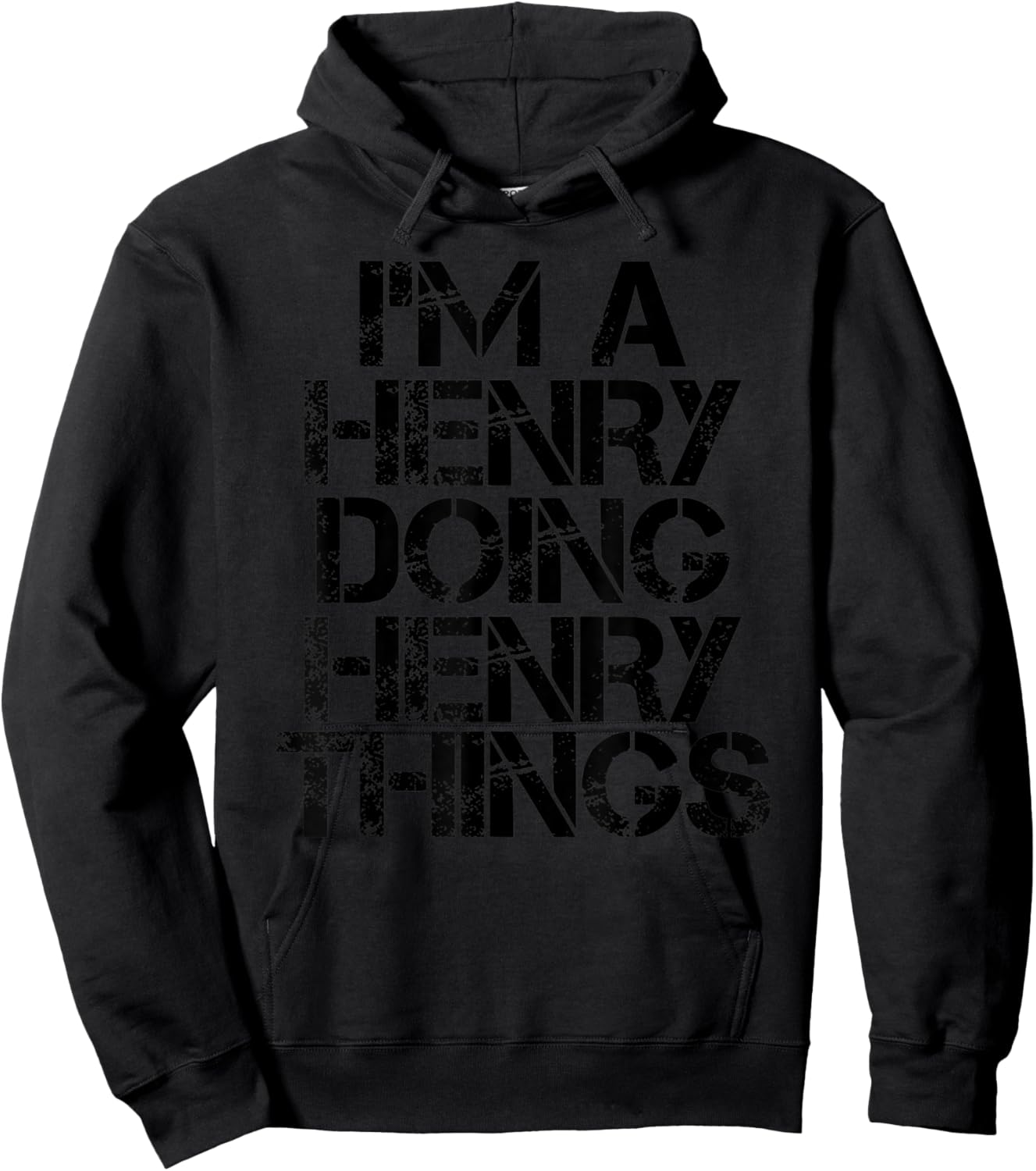 HENRY Funny Surname Family Tree Birthday Reunion Gift Hoodie - Hoodie | Black
