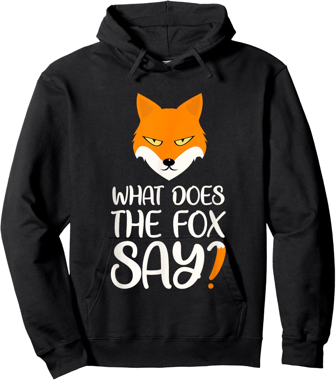 What does the fox say about design? Hoodie - Hoodie | Black